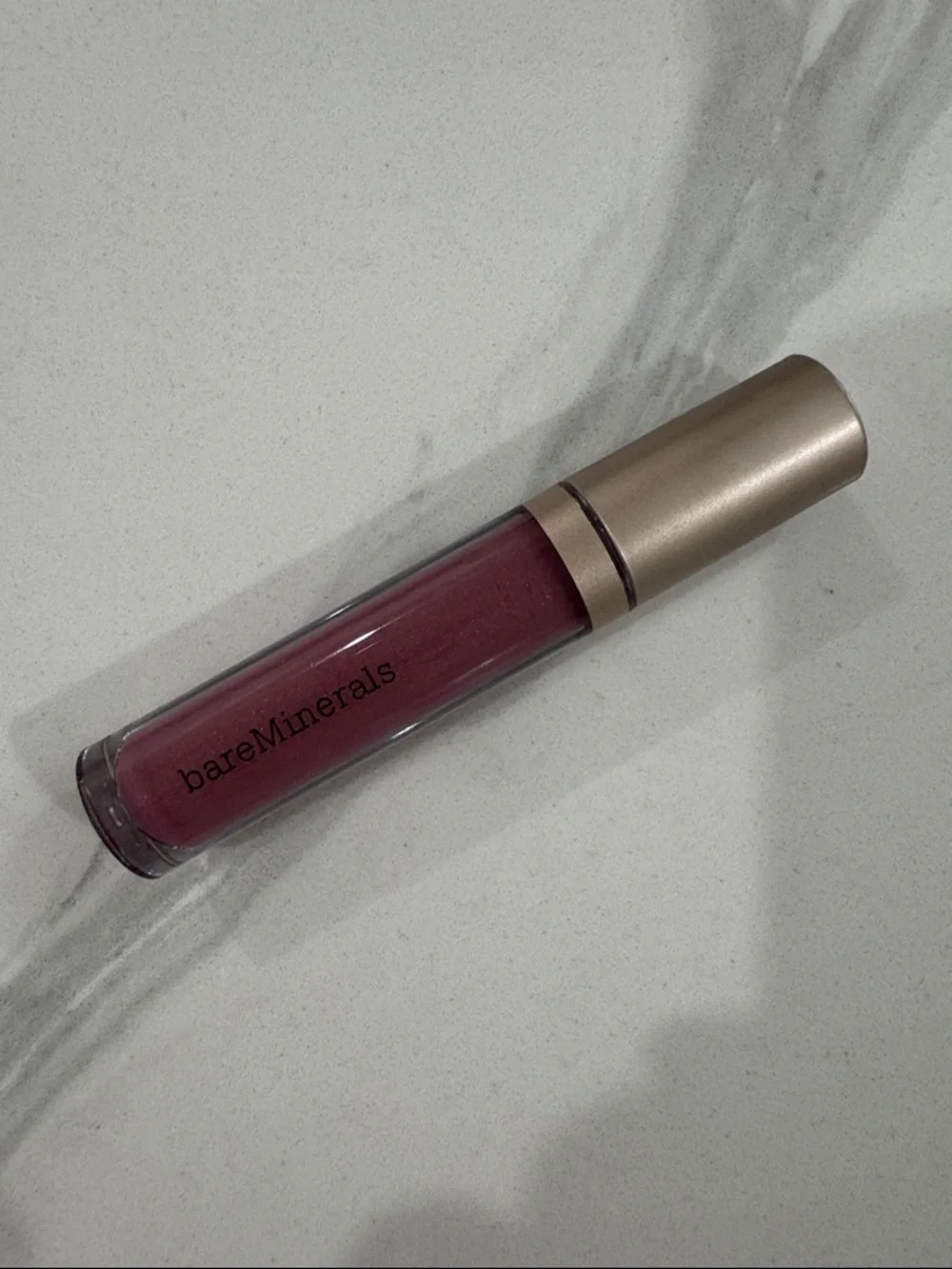 bareMinerals Liquid Lipstick shade Love - Dusty Plum